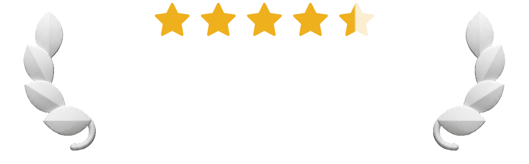 4.5 Star Rating with 20,000+ Installs