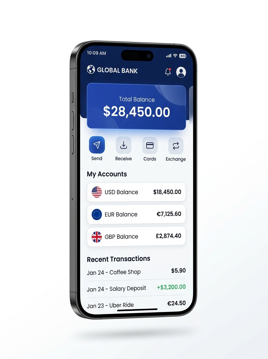 UltraApp Global Finance Interface